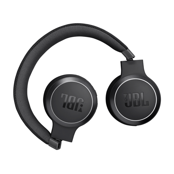 JBL Live 670NC - Black - Wireless On-Ear Headphones with True Adaptive Noise Cancelling - Detailshot 4 image number null